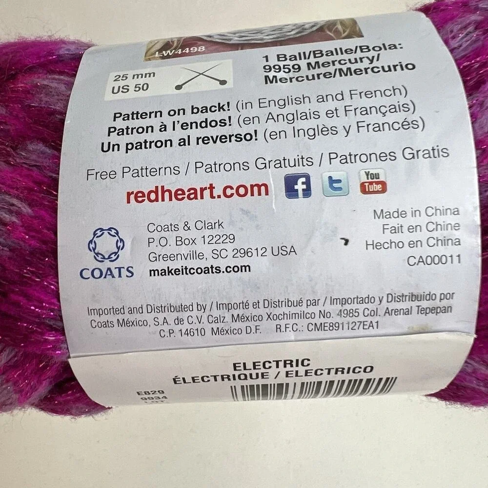 Lion Brand Mandala Yarn Bee Fair Isle Red Heart Boutique Twilight Yarn Lot 3 Mix